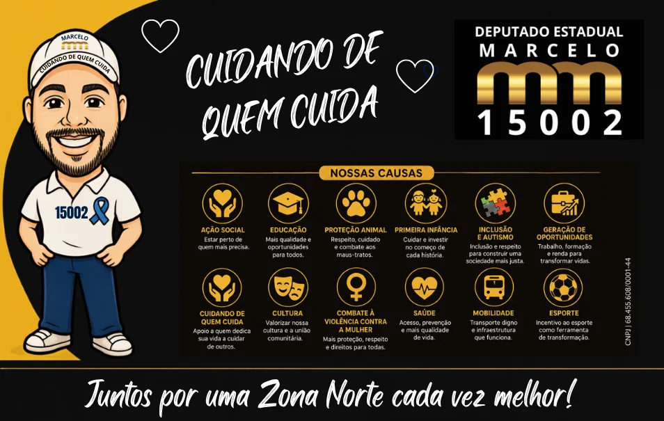 Nossas causas: as áreas que Marcelo MM apresenta como prioridades