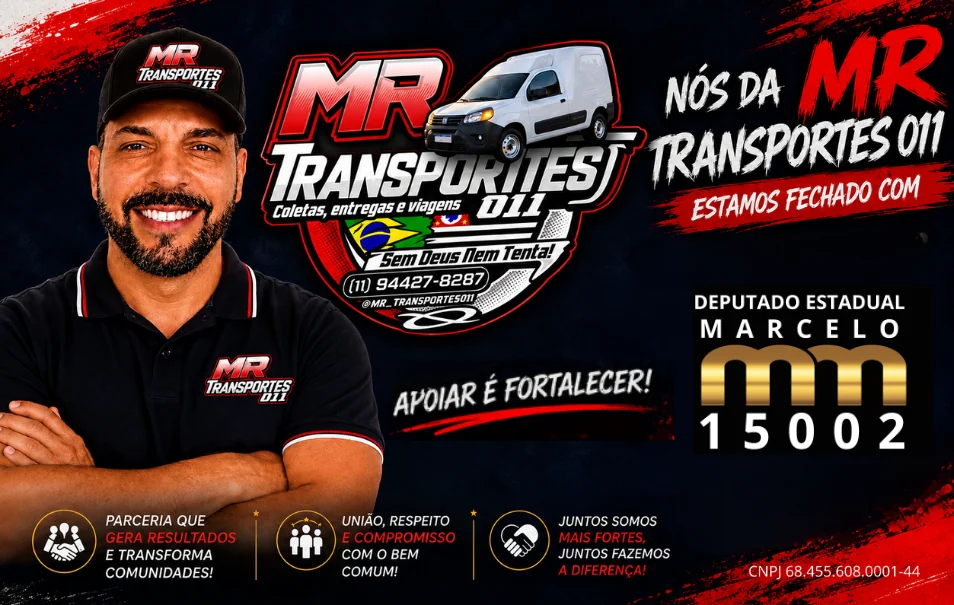 MR Transportes 011 e Marcelo MM fortalecem parceria em apoio ao comércio e à comunidade